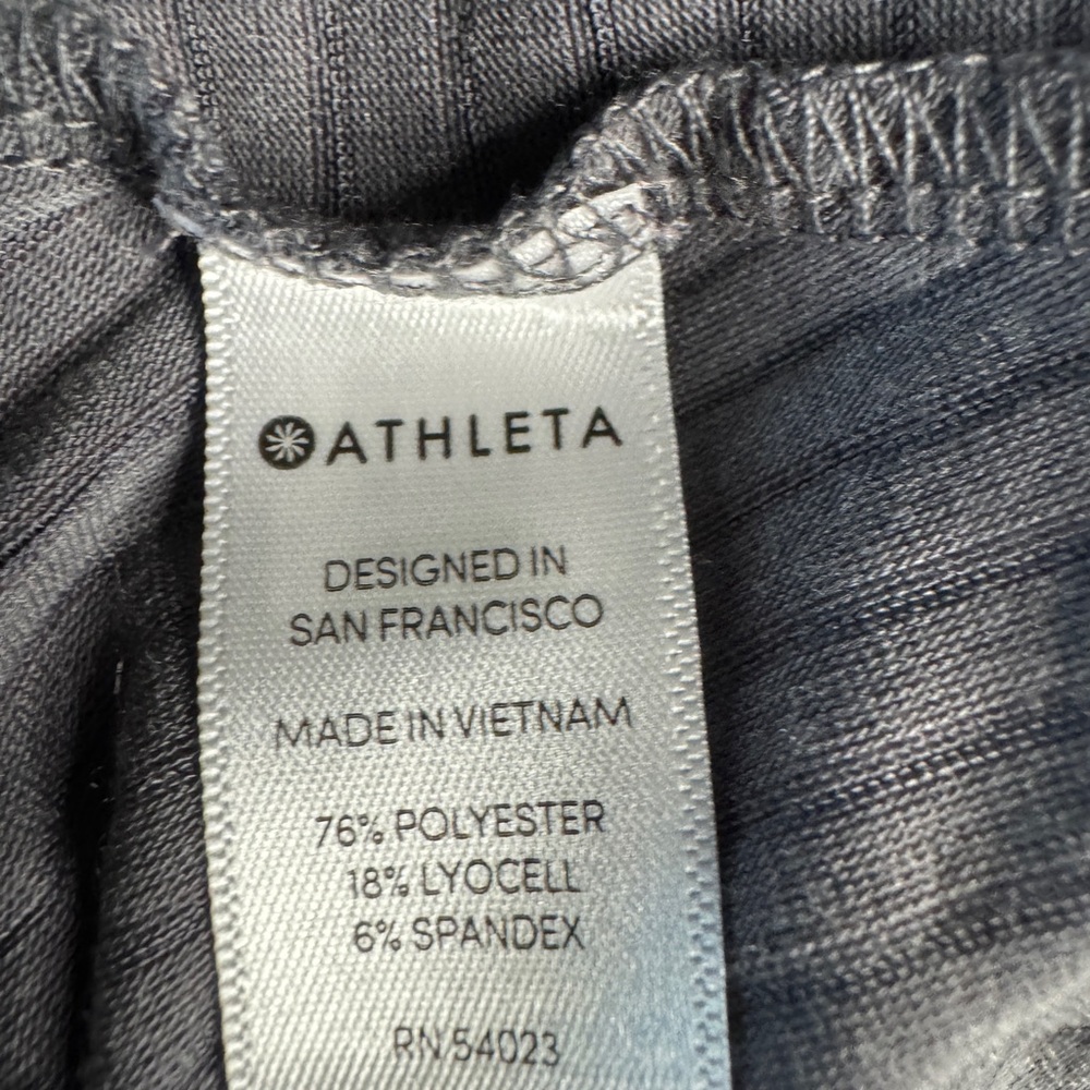 Athleta Gray Fitted Sleeveless Tank Top - Picture 4 of 4